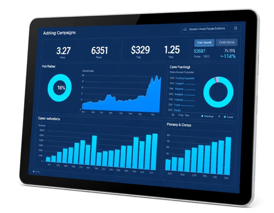 Digital advertising campaign dashboard managed by TT Brands