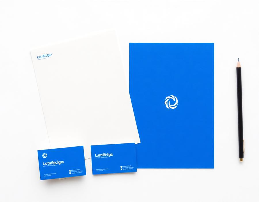 Brand identity stationery and business cards designed by TT Brands